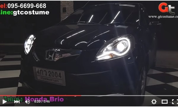 แต่งรถ Brio Brio Amaze Mobilio โคมไฟหน้าแต่ง SV V1