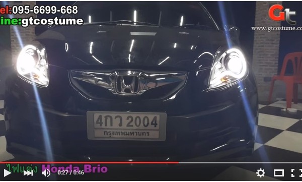 แต่งรถ Brio Brio Amaze Mobilio โคมไฟหน้าแต่ง SV V1
