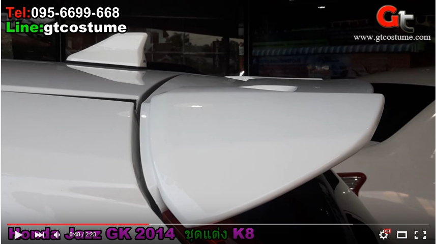 แต่งรถ Honda Jazz GK 2014 สปอยเลอร์ RS