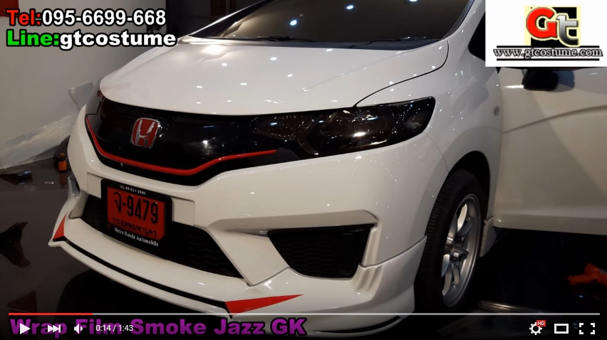 แต่งรถ HONDA Jazz GK 2014 Wrap Sticker แต่งรถ HONDA Jazz GK 2014 Wrap Sticker