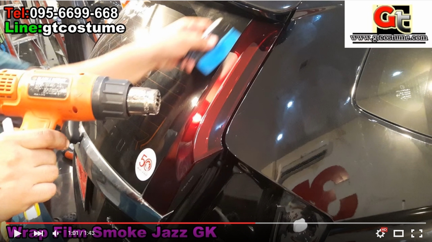 แต่งรถ HONDA Jazz GK 2014 Wrap Sticker แต่งรถ HONDA Jazz GK 2014 Wrap Sticker