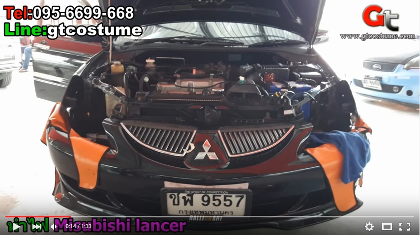 แต่งรถ Mitsubishi Lancer 2007 รีวิว แต่งไฟหน้า แต่งรถ Mitsubishi Lancer 2007 รีวิว แต่งไฟหน้า