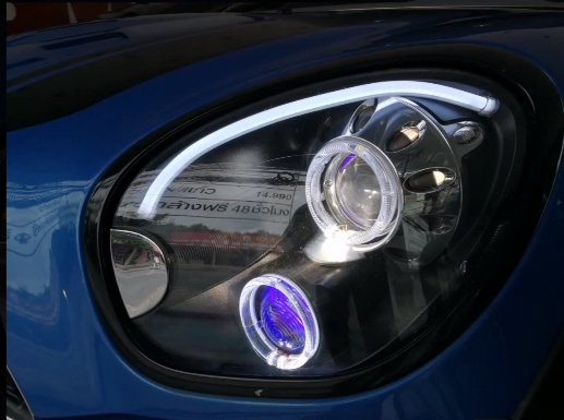 แต่งรถ Mini Cooper R56 รีวิว แต่งไฟหน้า