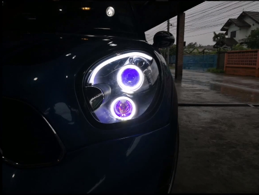 แต่งรถ Mini Cooper R56 รีวิว แต่งไฟหน้า
