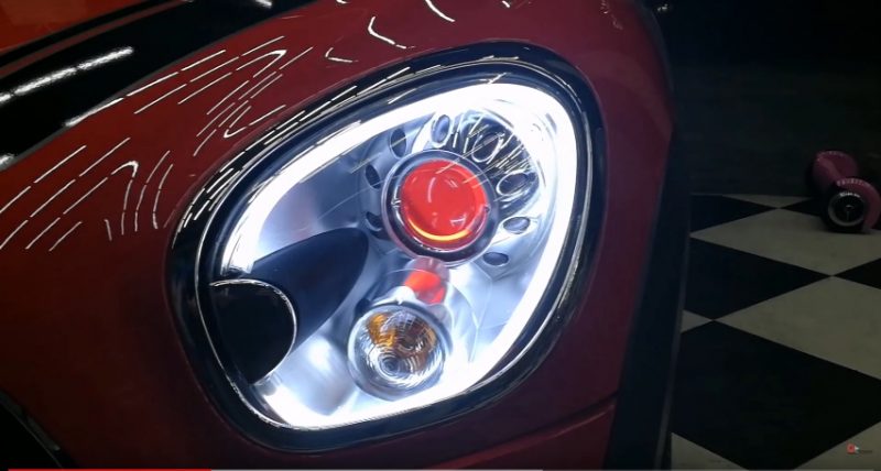 แต่งรถ Mini Cooper R56 รีวิว แต่งไฟหน้า