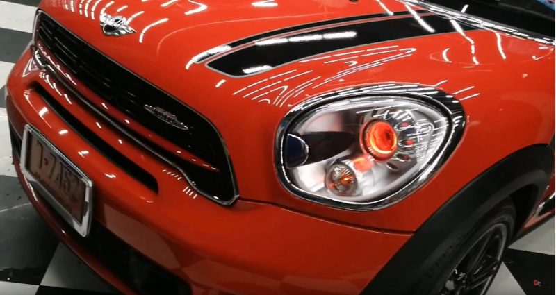 แต่งรถ Mini Cooper R56 รีวิว แต่งไฟหน้า