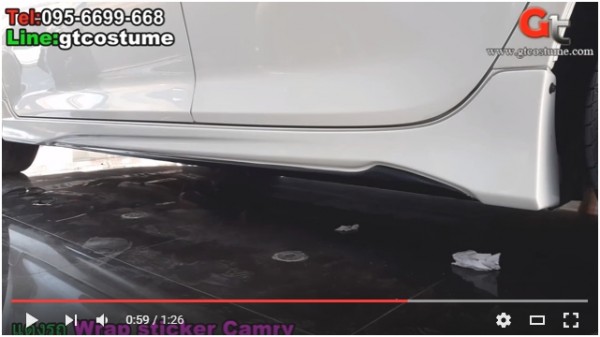 แต่งรถ Wrap Sticker เปลี่ยนสีรถ Toyota Camry 2015 แต่งรถ Wrap Sticker เปลี่ยนสีรถ Toyota Camry 2015