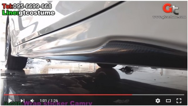 แต่งรถ Wrap Sticker เปลี่ยนสีรถ Toyota Camry 2015 แต่งรถ Wrap Sticker เปลี่ยนสีรถ Toyota Camry 2015