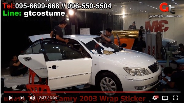 แต่งรถ Toyota Camry 2003 Wrap Sticker
