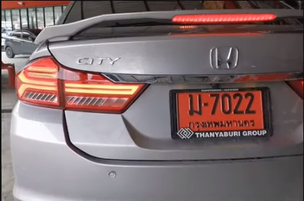 แต่งรถ Honda City 2014 โคมไฟท้ายแต่ง Lamborghini