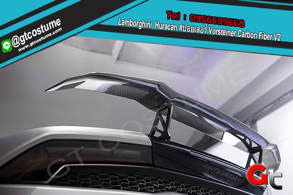 แต่งรถ Lamborghini Huracan สปอยเลอร์ Vorsteiner Carbon Fiber V2