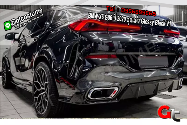 แต่งรถ BMW X6 G06 ปี 2020 ชุดแต่ง Glossy Black V1