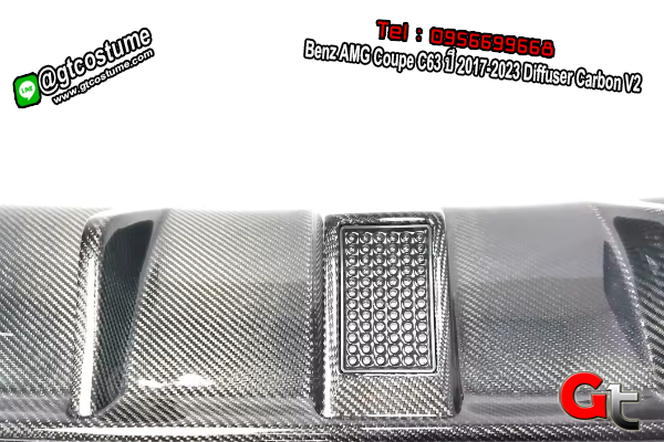 แต่งรถ Benz AMG Coupe C63 ปี 2017-2023 Diffuser Carbon V2