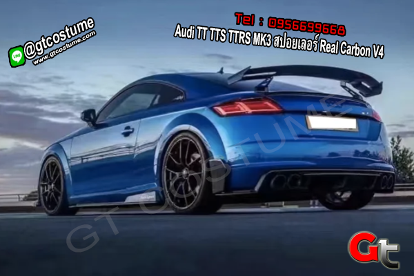 แต่งรถ Audi TT TTS TTRS MK3 สปอยเลอร์ Real Carbon V4